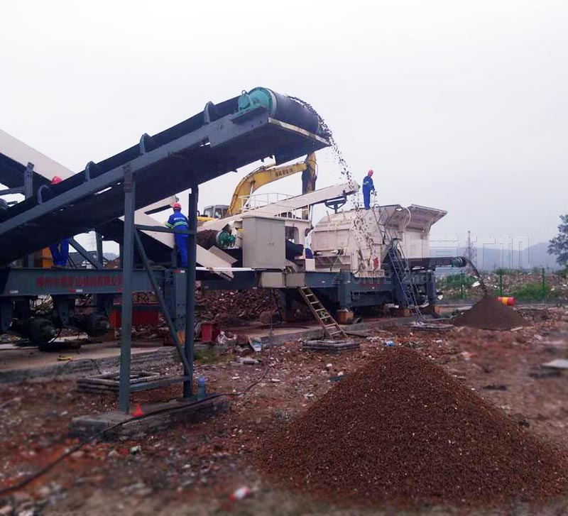 杭州同盛園林建筑垃圾處理現(xiàn)場(chǎng)實(shí)拍