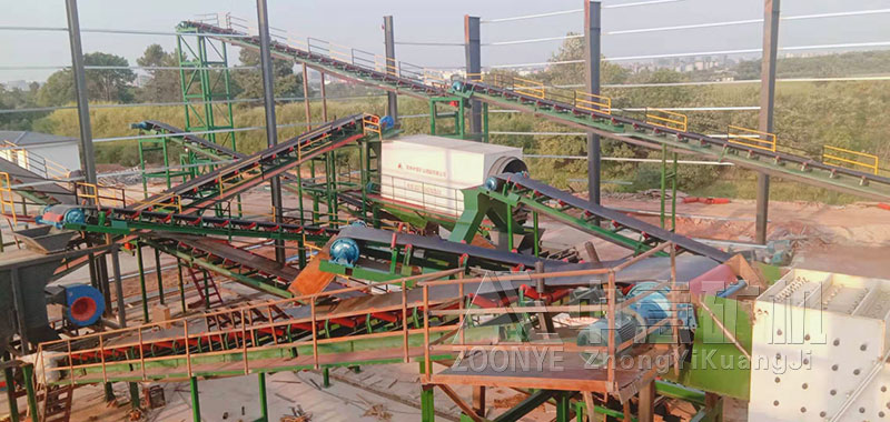 建筑垃圾資源化項目建設中