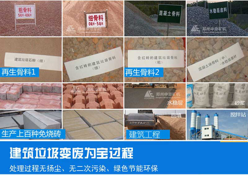 建筑垃圾再生產品 建筑垃圾再生產品