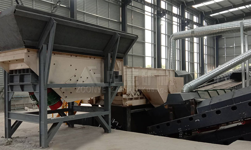 江蘇遠康建筑垃圾處理現場