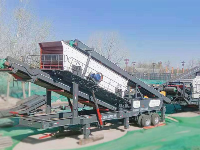 湖北武漢引進的環保型建筑垃圾移動破碎站