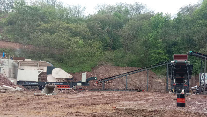 移動式青石破碎生產線