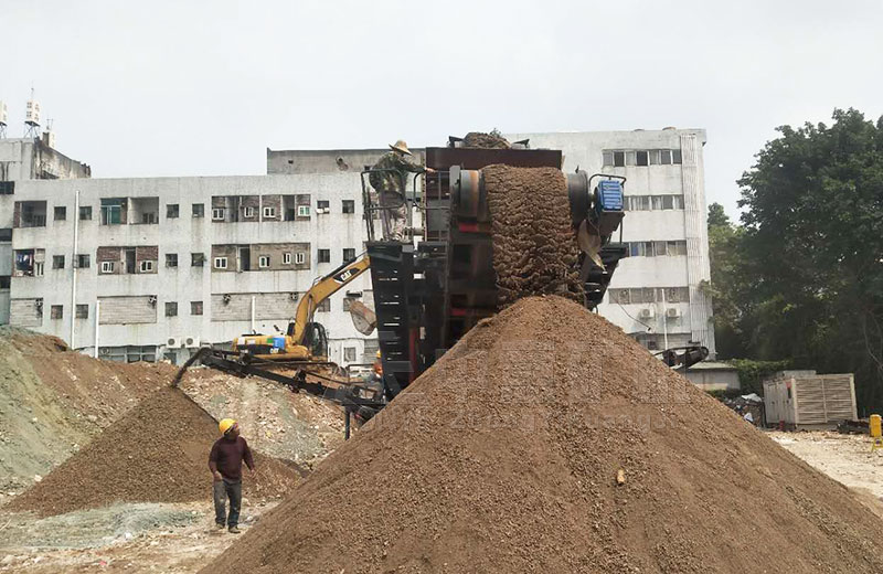 履帶式破碎站生產線