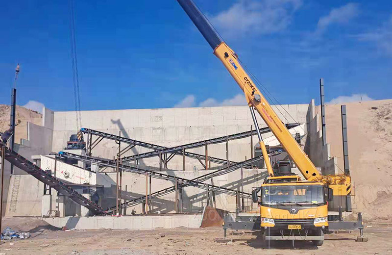 甘肅砂石料生產線現場實拍圖片二