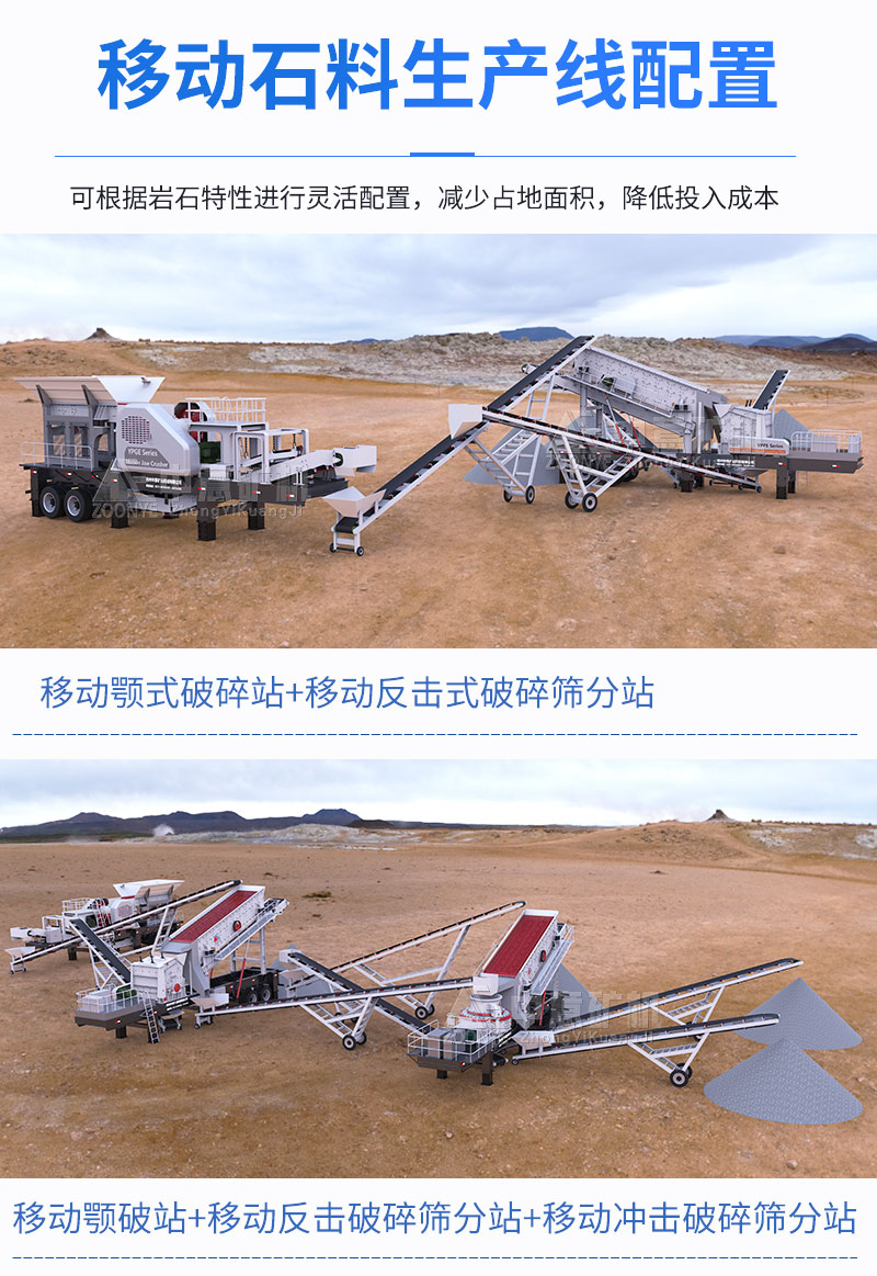 移動石料生產線