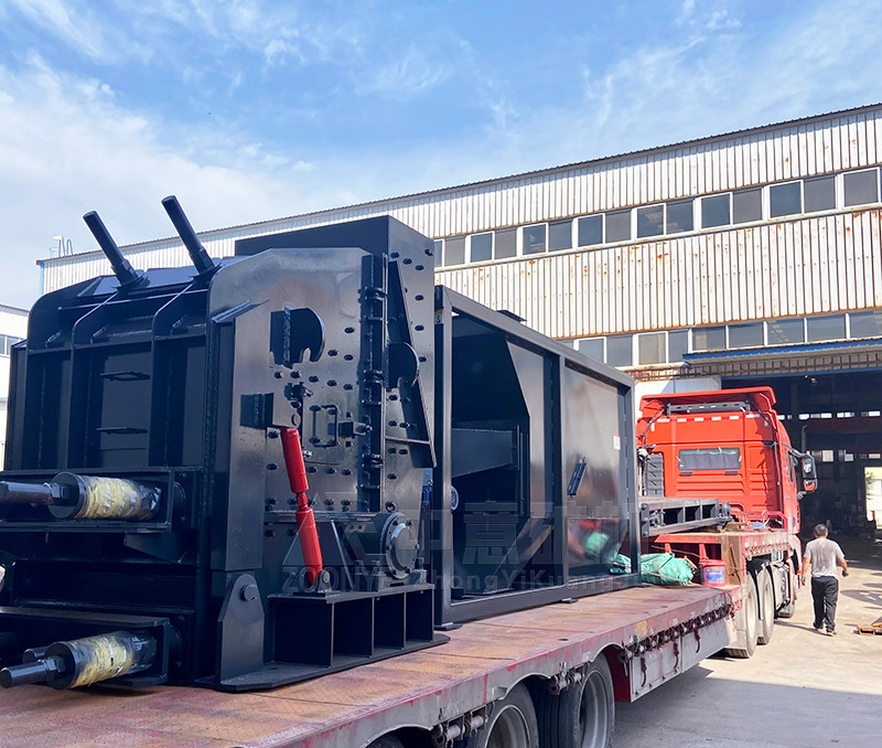 裝修垃圾破碎機+輕質(zhì)物風選機