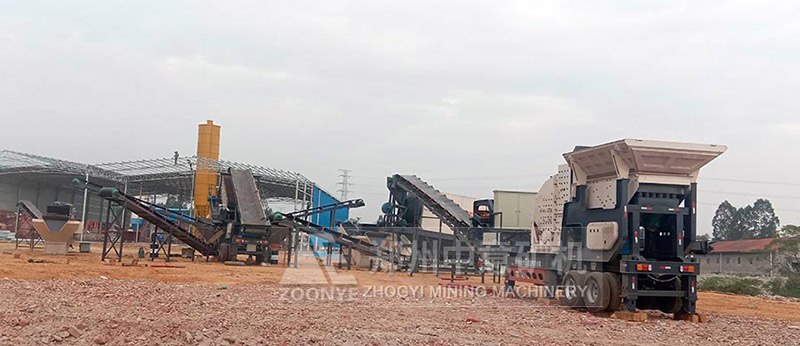 移動破碎機在江蘇使用現場