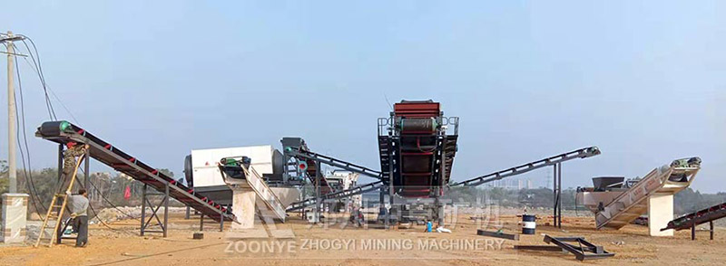 移動破碎機在江蘇使用現場