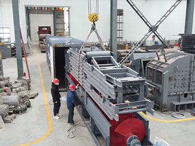 螺旋洗砂機發往海外，打破傳統洗砂方式！