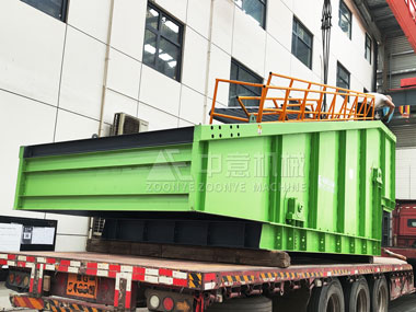 高效篩分！中意機械裝修垃圾設備駛向客戶現場