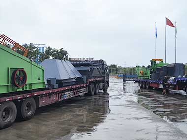 分批裝車再啟程！中意機械智能垃圾處理設備奔赴客戶現場