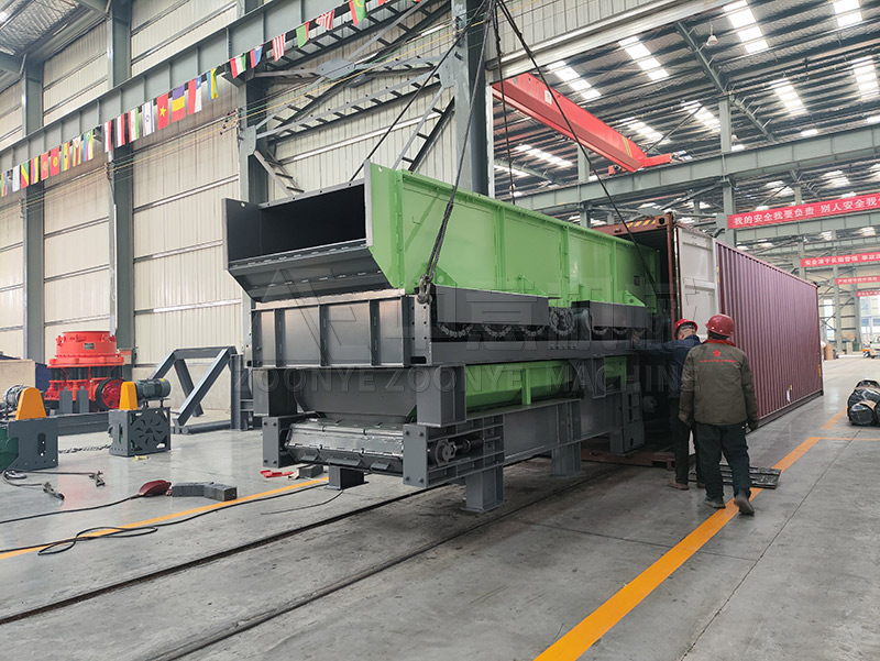 砂石處理設備發貨現場