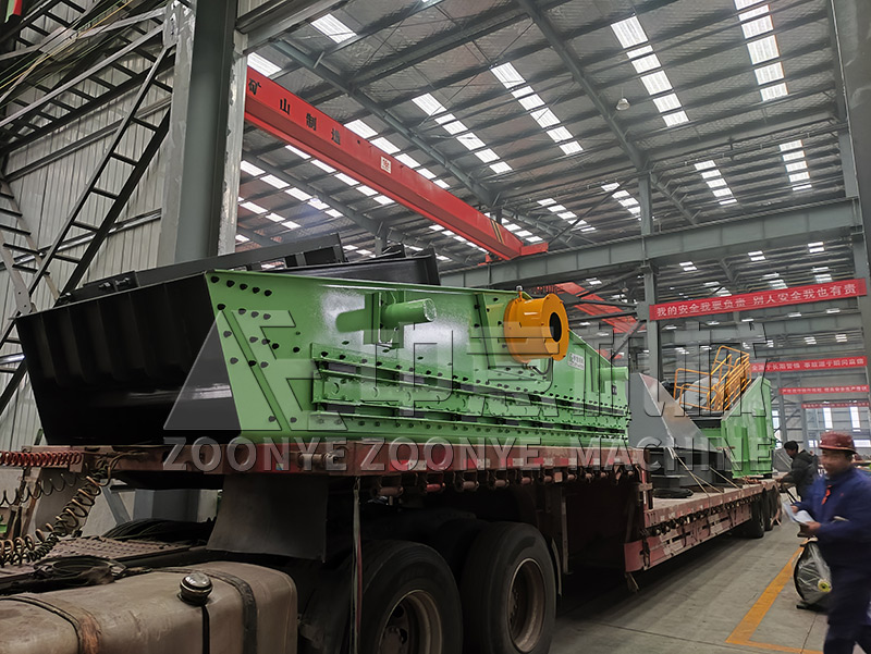 垃圾分揀設備發貨現場