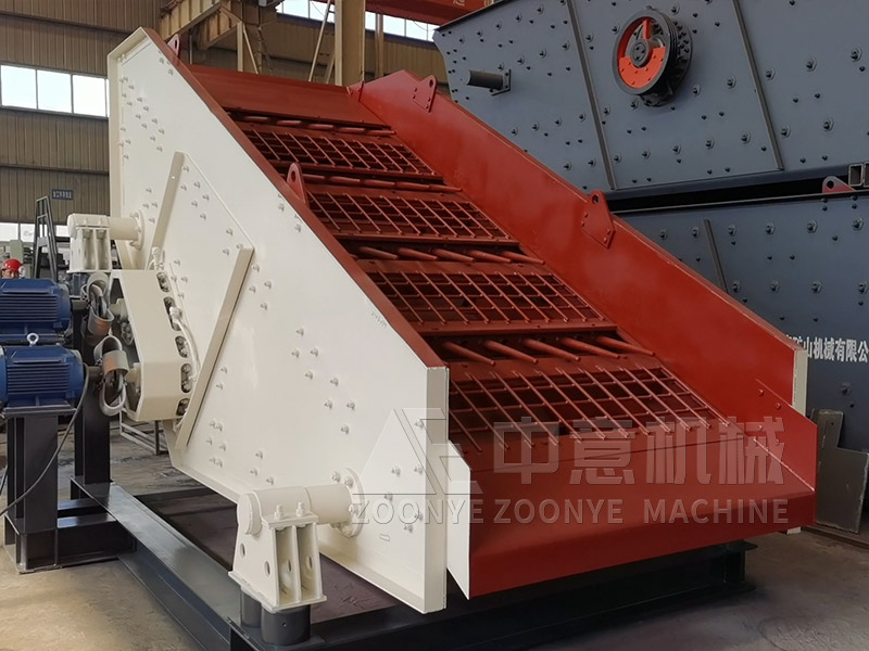 建筑磚瓦等廢料棒條篩實地工廠圖片